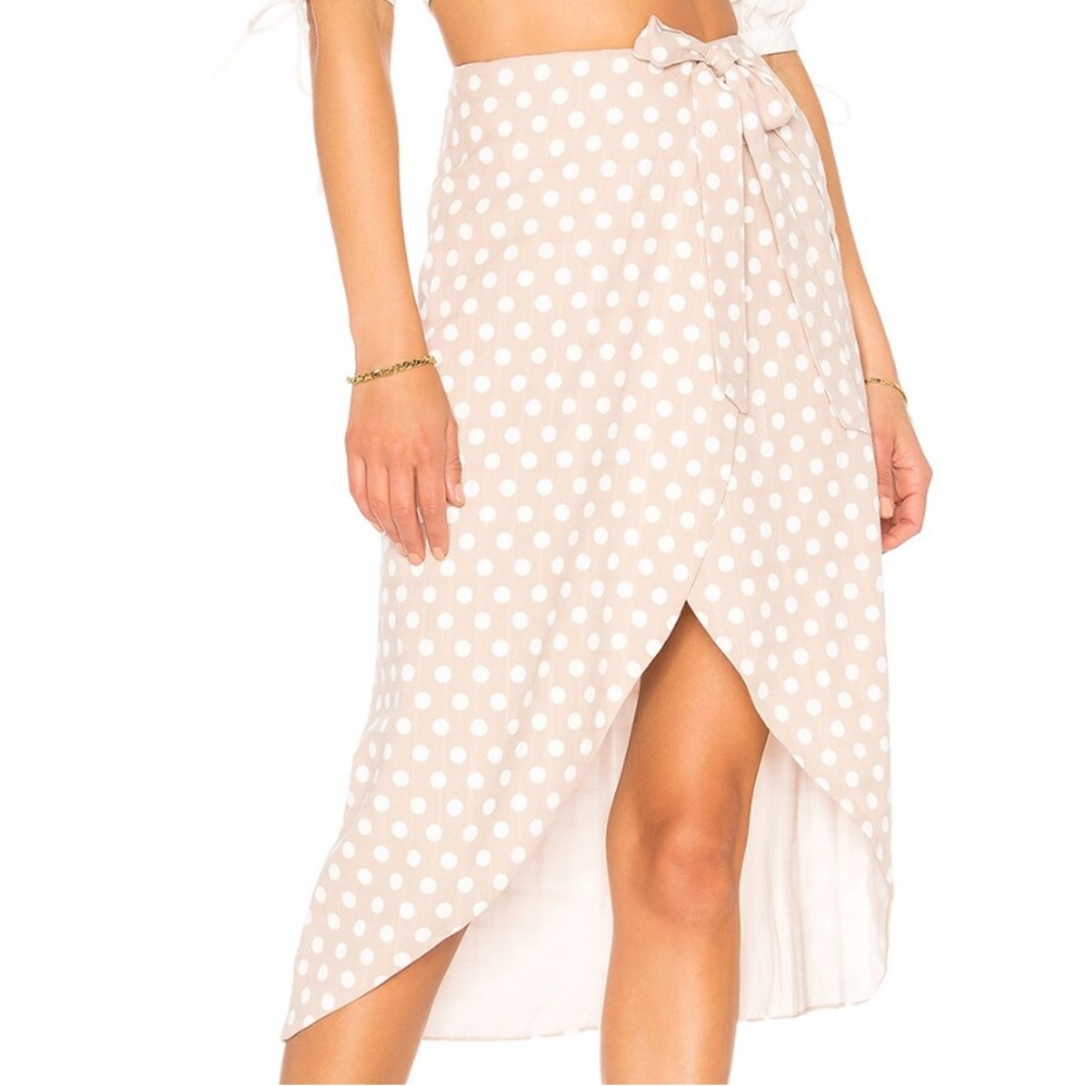Majorelle Polka Dot MIDI Skirt